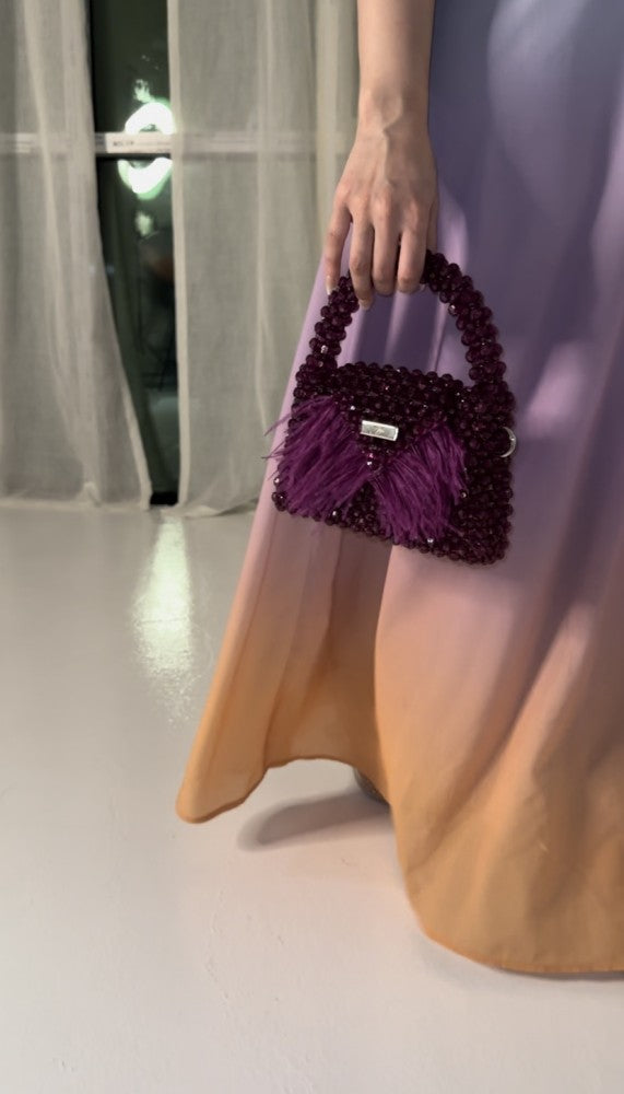 Luxury Dark Purple  Butterfly bags