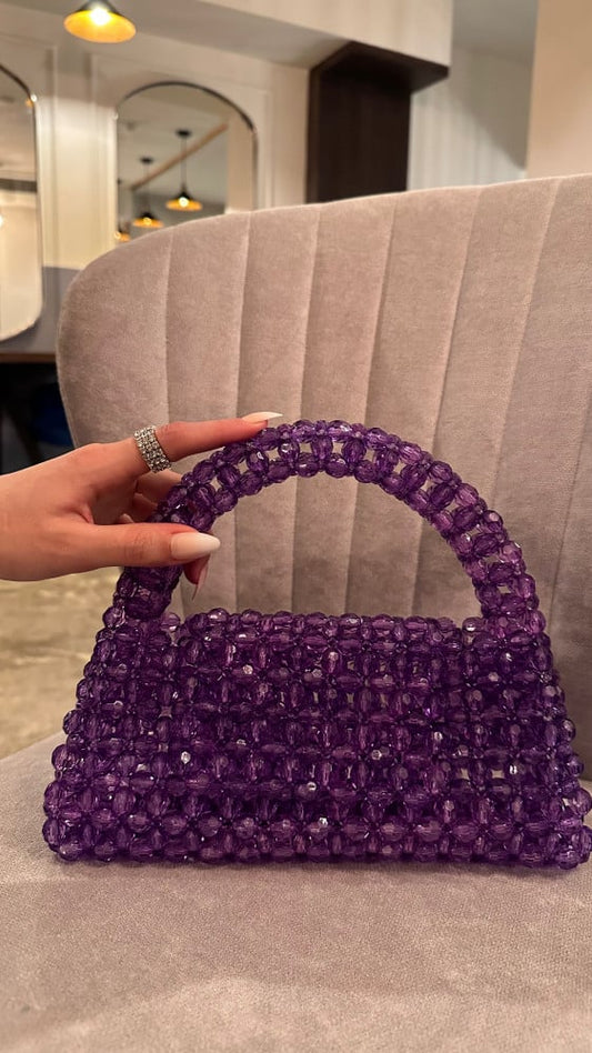 Luxury Purple Cristal Bag